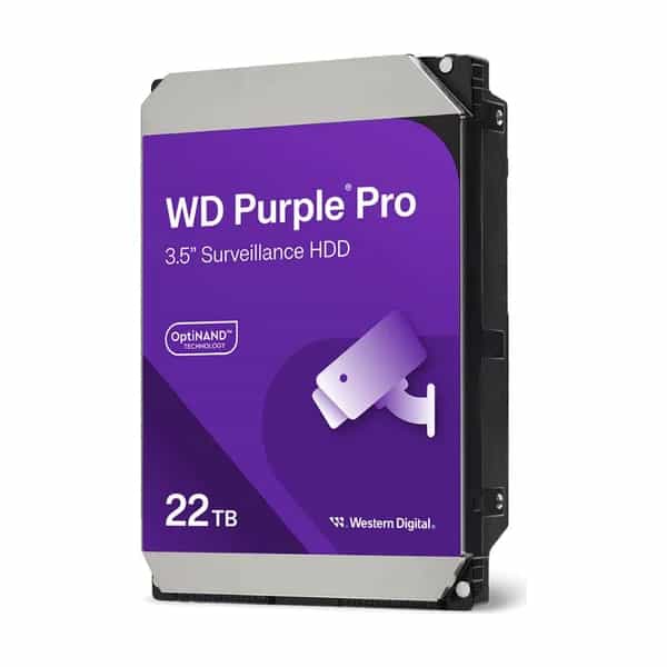Disco rígido para videovigilancia Western Digital Purple Pro 22 TB WD221PURP