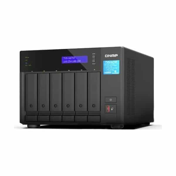 NAS QNAP TVS-h674T 6 bahías Core i5-12400 32GB DDR4 Thunderbolt