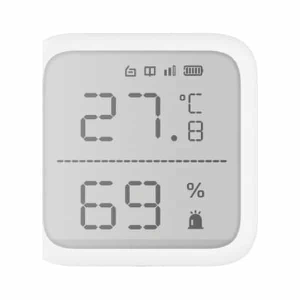 Detector de temperatura y humedad inalámbrico Hikvision DS-PDTPH-E-WB