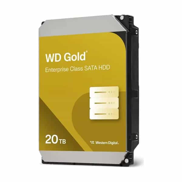 Disco rígido Western Digital Gold 20 TB SATA 3,5 pulgadas 7200 RPM WD203KRYZ