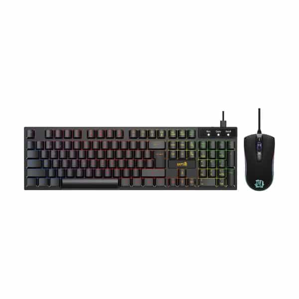 Combo Gamer Raptor Teclado Membrana + Mouse 4 botones