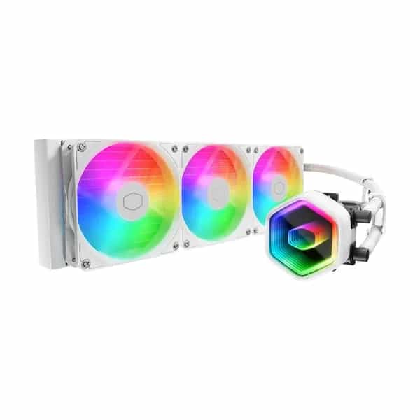 Water cooler CPU Cooler Master MasterLiquid 360 Core II ARGB PWM White MLW-D36M-A18PA-RW