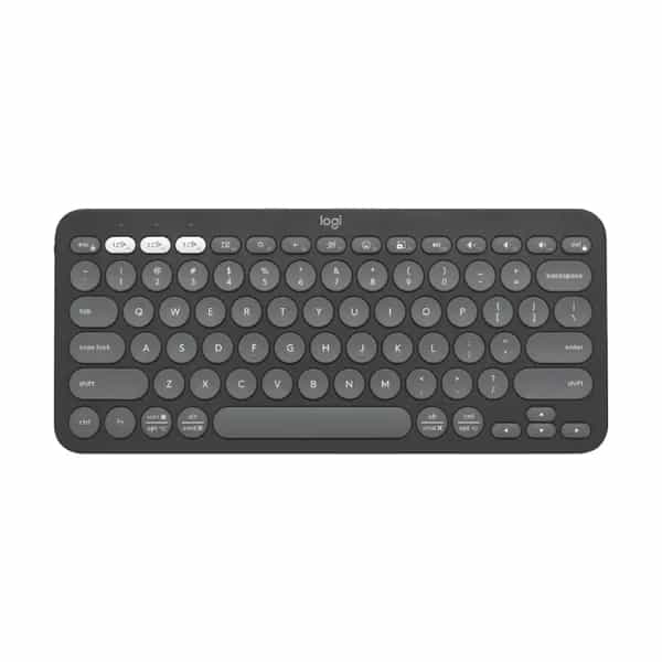 Teclado Logitech Bluetooth K380s Pebble Graphite 920-011783