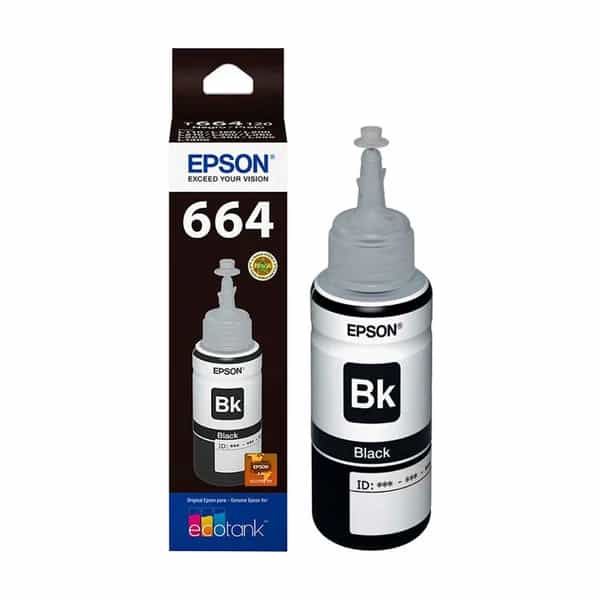 Botella Epson T664120-AL Negro para L355/380/395/475