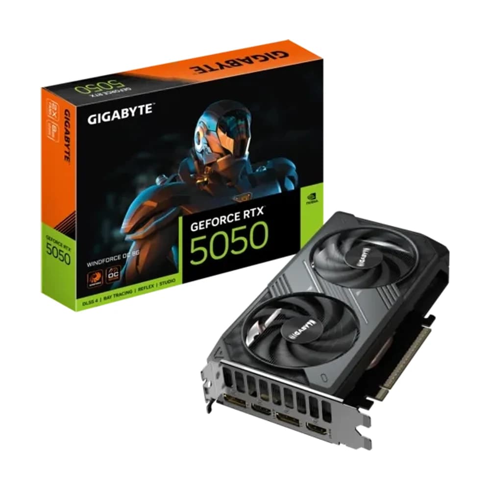 Placa de Video GIGABYTE NVIDIA GeForce RTX 5050 WINDFORCE OC 8G