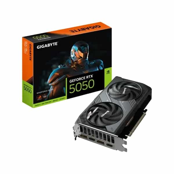 Placa de Video GIGABYTE NVIDIA GeForce RTX 5050 WINDFORCE OC 8G