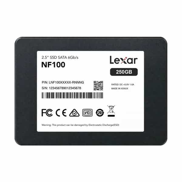 Disco Interno SSD Lexar NF100 250GB 2.5” SATA III