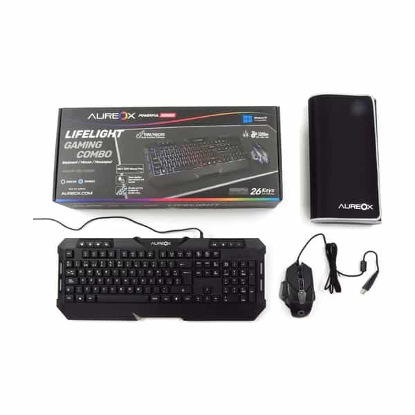 Teclado y Mouse + Pad Aureox Lifelight Gaming GC1000