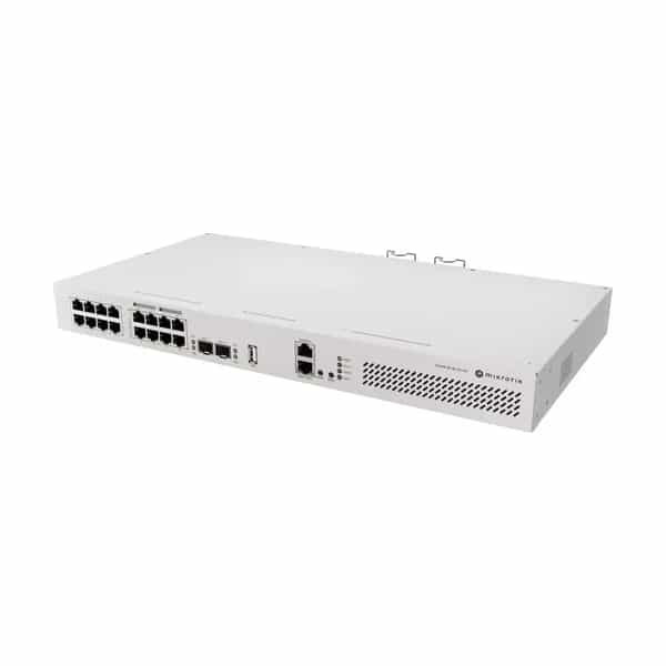 Switch MikroTik CRS418-8P-8G-2S+RM con fuente
