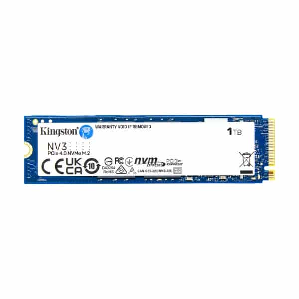 Disco SSD Kingston NV3 1000GB M.2 NVMe PCIe 4.0 SNV3S/1000G