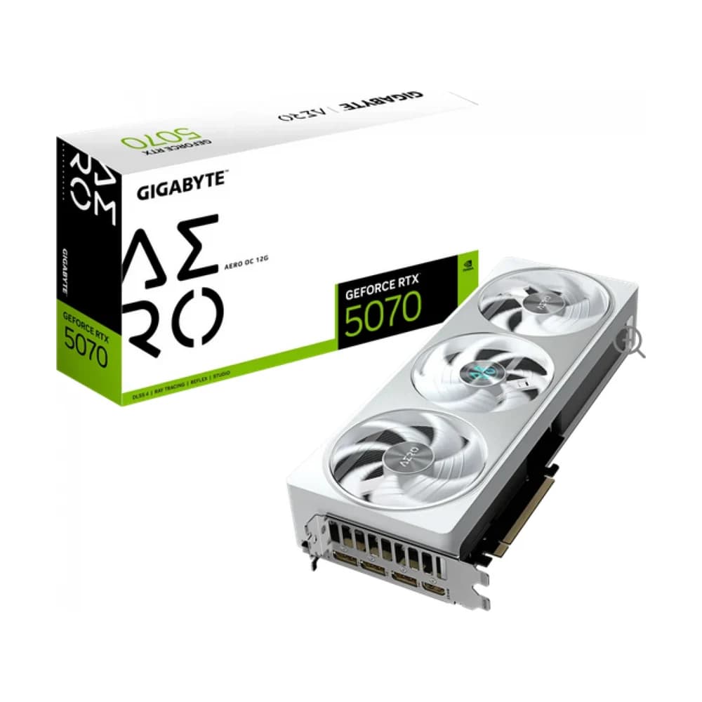 Placa de video Gigabyte RTX 5070 Aero OC 12GB GV-N5070AERO OC-12GD