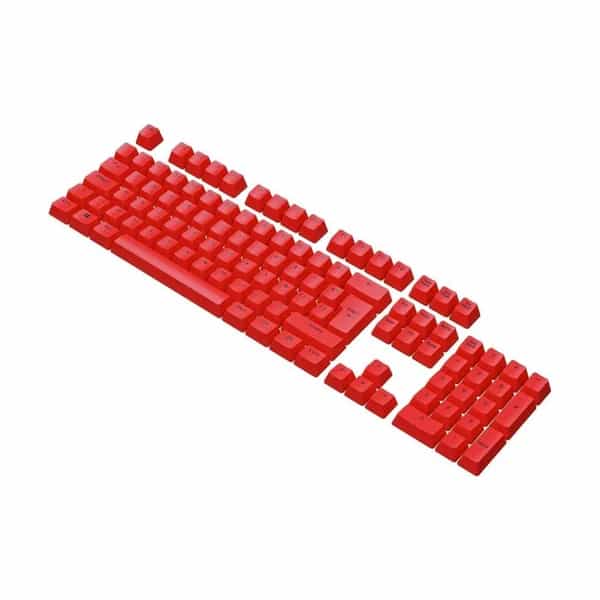 Set de keycaps VSG Stardust PBT doble inyección 105 teclas ISO rojo VG-KC207-RED