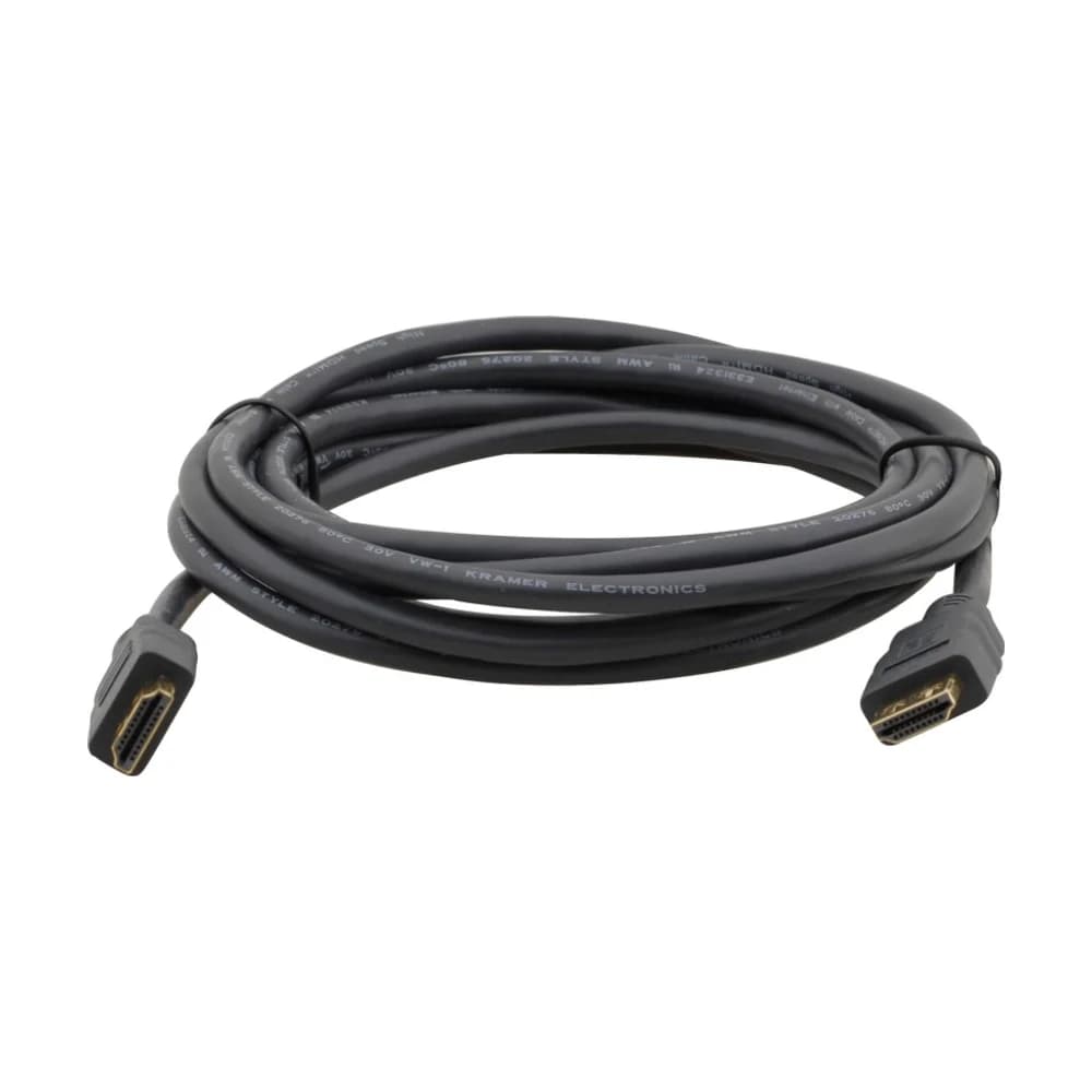 Cable HDMI Kramer flexible de alta velocidad con Ethernet C-MHM-MHM-10