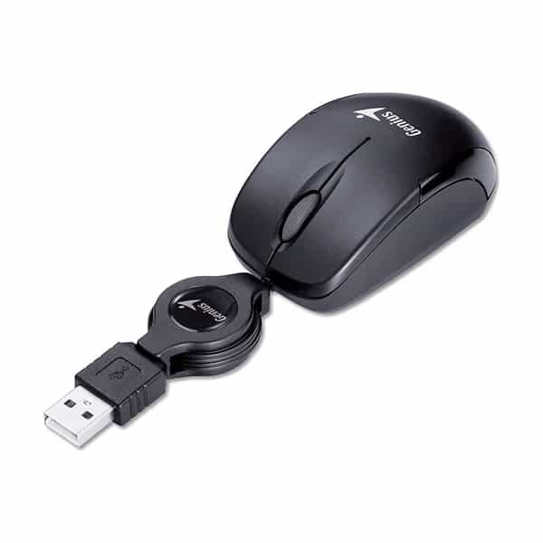 Mouse con cable Genius Micro Traveler V2 Negro