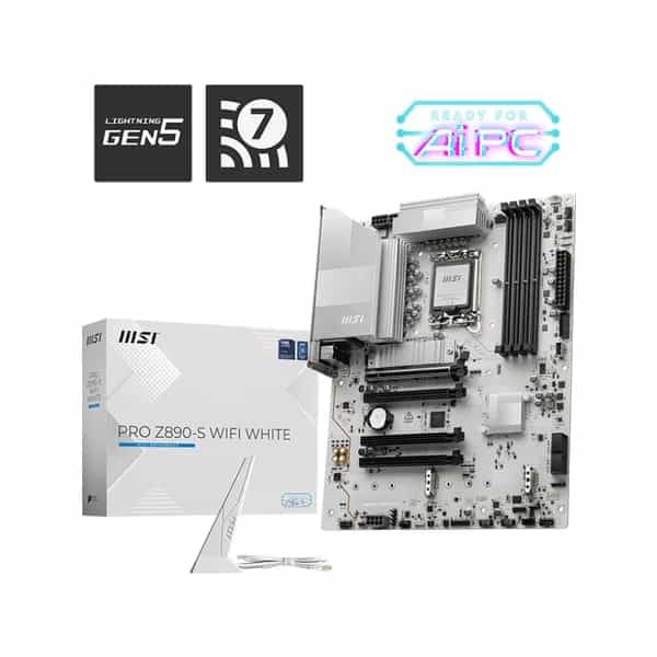 Motherboard MSI PRO Z890-S WIFI WHITE LGA1851 DDR5