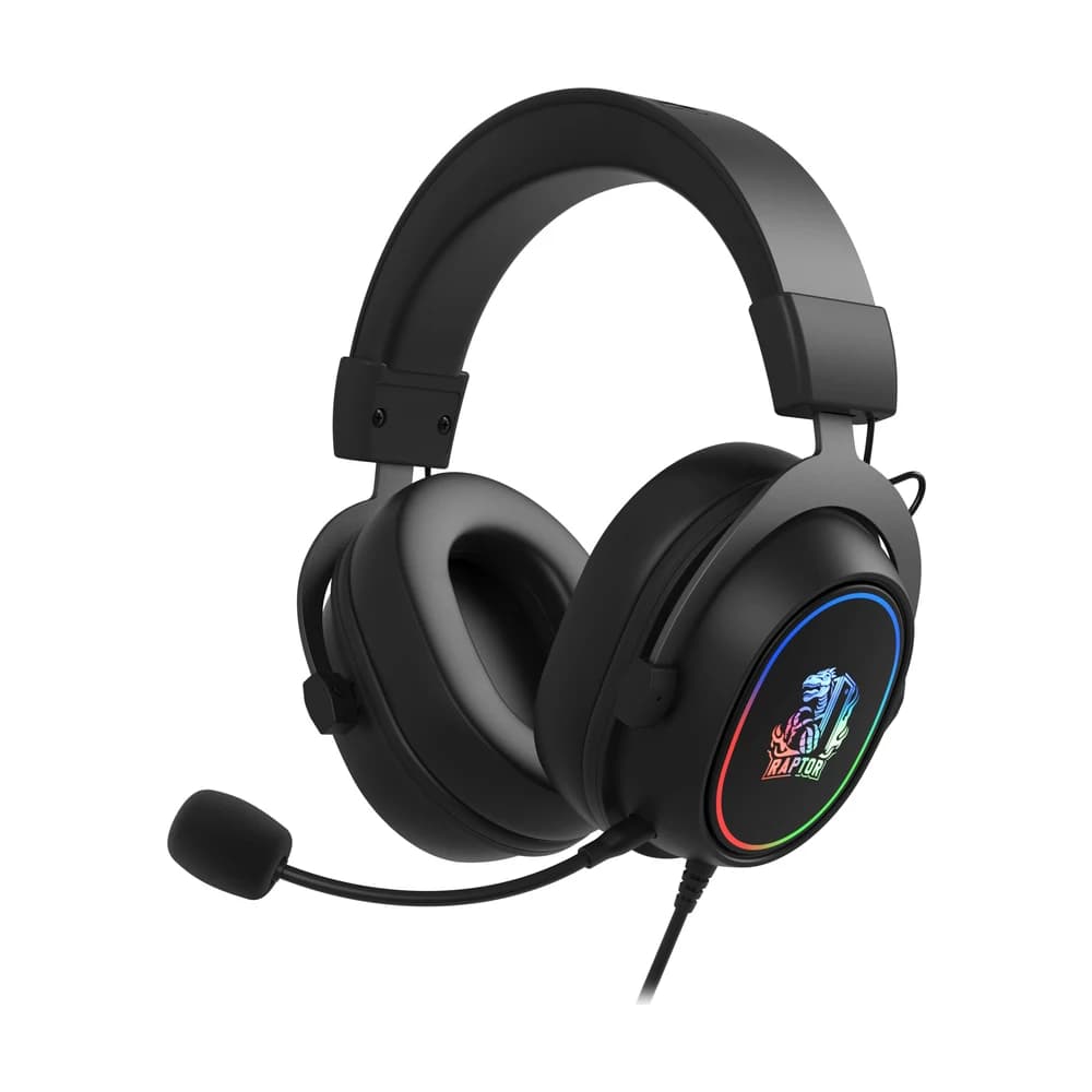 Auricular Gamer Raptor Inferno PRO RGB 7.1 USB Negro RAP-AURI-RGB-USB-7.1