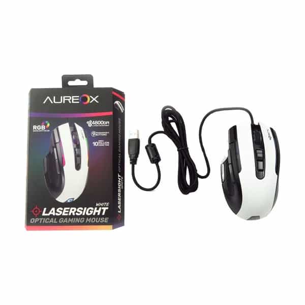 Mouse Aureox Lasersight White Gaming GM400W