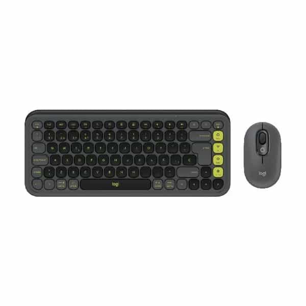 Combo Logitech Teclado Y Mouse Pop Negro