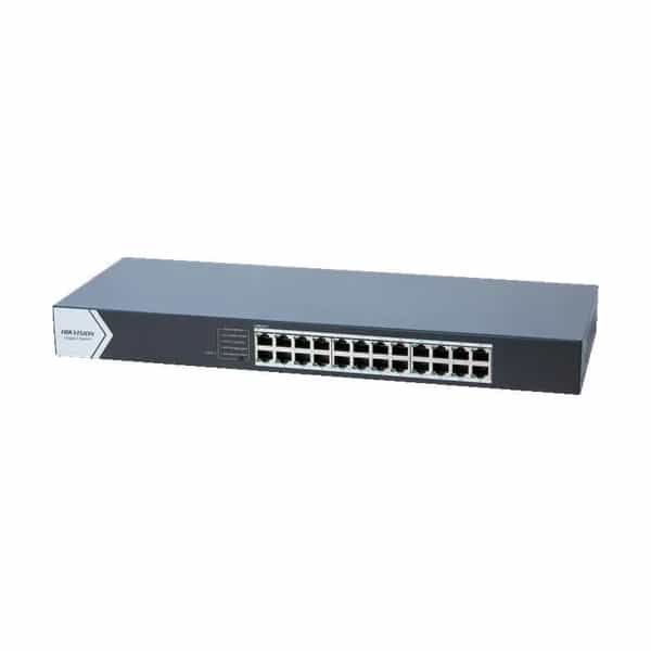 Switch Hikvision 24 puertos Gigabit no administrado DS-3E0524-E (C)