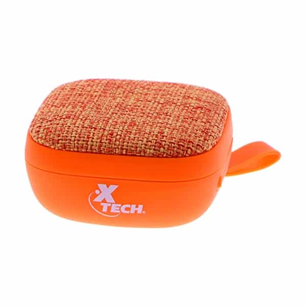 Parlante mini portátil XTech con Bluetooth Naranja XTS-600OR