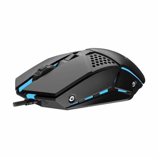 Mouse Gamer Movil Logix MG16 Caster RGB Negro