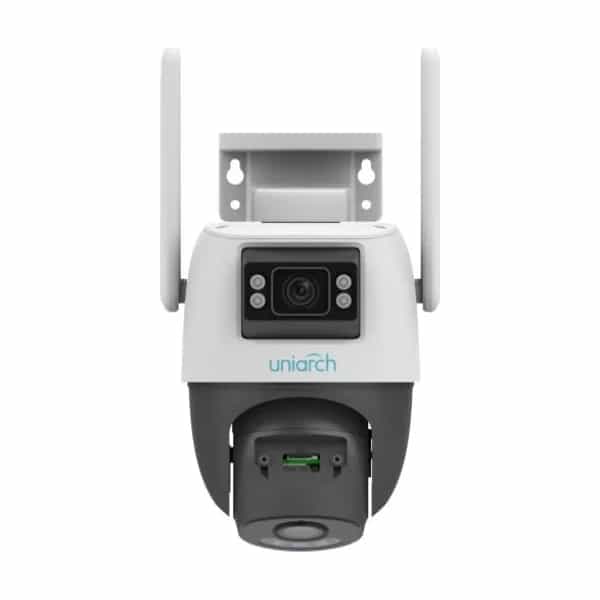 Cámara WiFi PT exterior Uniview 3MP+3MP doble lente Uho-P2S-M33F34