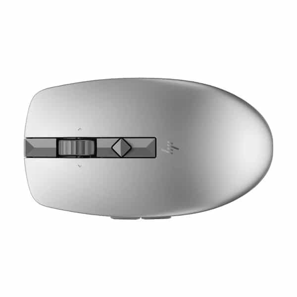 Mouse Inalámbrico Hp 710 Plata Silencioso Recargable 6E6F1AA