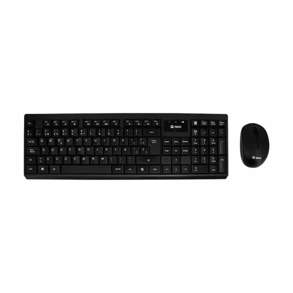 Combo Teclado y Mouse Inalámbrico Teros TE-4071N 2.4Ghz Black