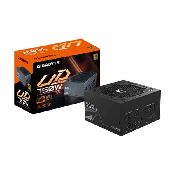 Fuente de alimentación Gigabyte UD 750W 80 Plus Gold modular ATX 3.0 PCIe 5.0 GP-UD750GM PG5