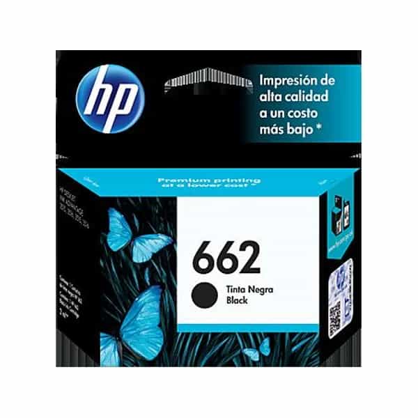 Cartucho de tinta HP 662 negro compatible con HP 2515 CZ103AL
