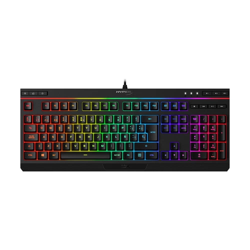 Teclado con Cable HYPERX Alloy Core RGB LA Negro
