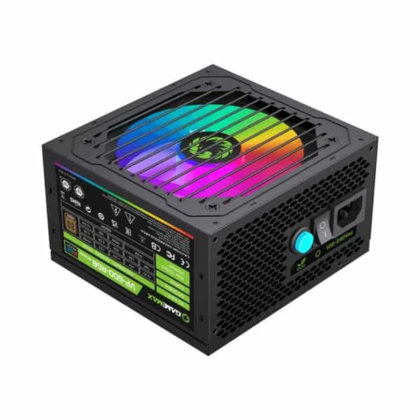 Fuente 600W GameMax 80 Plus Bronze VP-600-M-RGB
