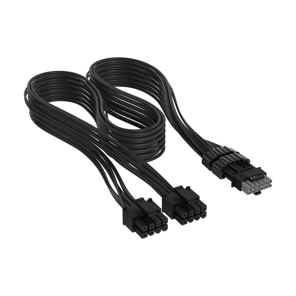Cable Corsair Premium con funda 2x 8-pin PCIe 12V-2x6 600W Type 4 negro CP-8920423