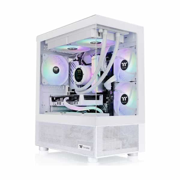 Gabinete Thermaltake View 170 M-ATX TG 3 ventiladores ARGB Snow White CA-1Z4-00M6WN-00