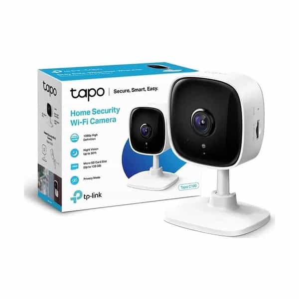 Cámara IP TP-Link Tapo C100 Full HD 1080p visión nocturna y audio bidireccional