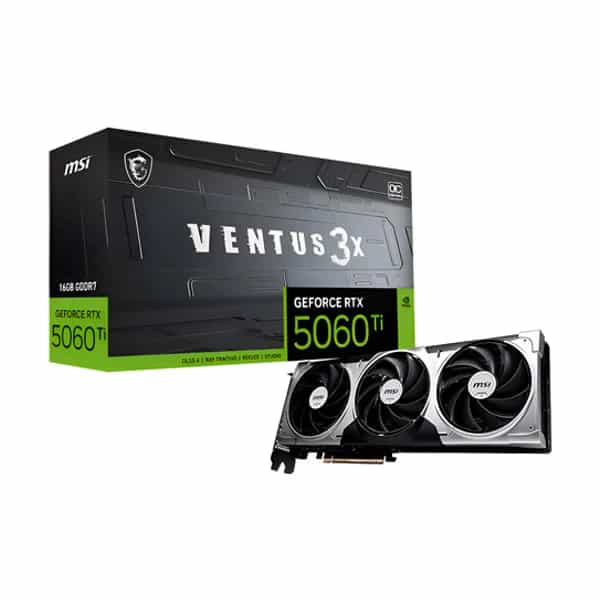 Placa de video MSI RTX 5060 Ti Ventus 3X OC 16GB 912-V812-078