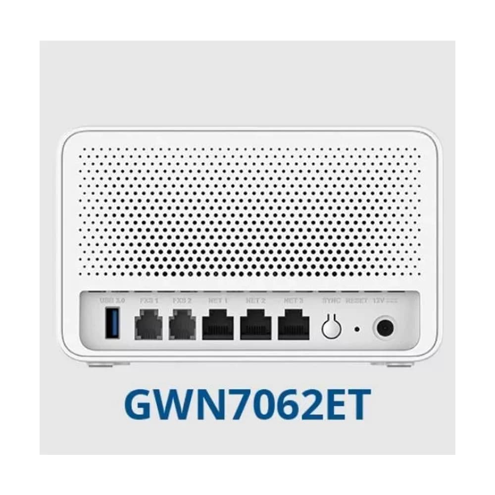Router WiFi 6 Grandstream GWN7062ET AX Gigabit doble banda 2 FXS