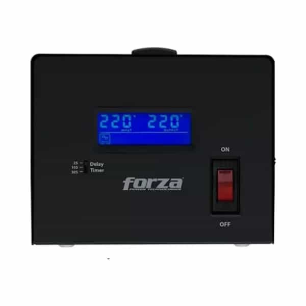 Estabilizador Forza FVR-6002 6000VA/3000W (Sin Adaptador) IN-NEMA OUT-NEMA (enchufe USA)