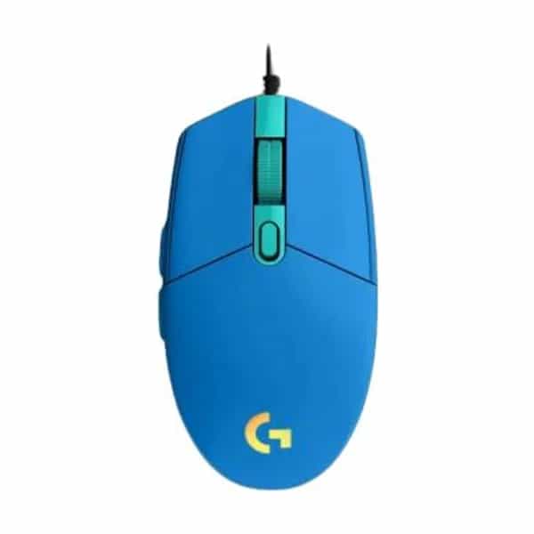 Mouse Gamer Logitech G203 Lightsync Blue RGB 8000 DPI (910-005792)