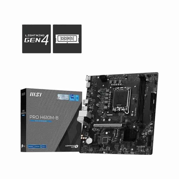 Motherboard MSI PRO H610M-B LGA 1700 DDR5