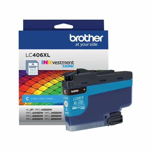 Cartucho de Tinta Brother LC406XLCs Cian