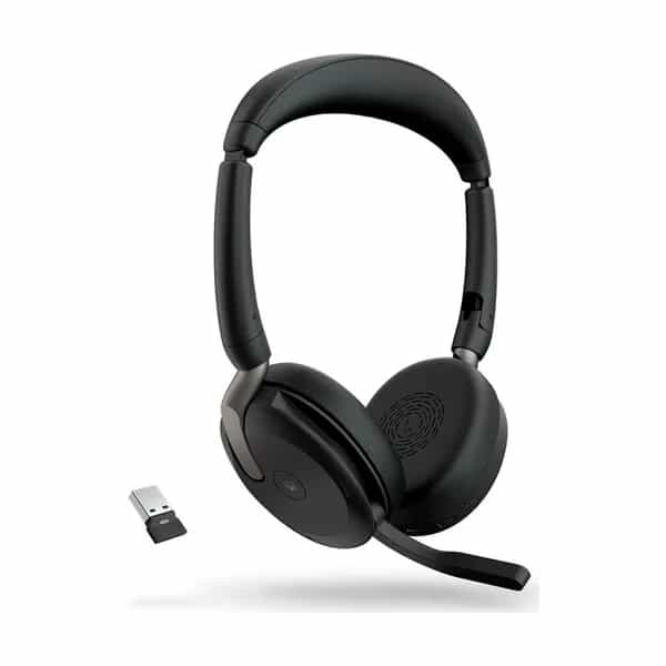 Auricular headset Jabra Evolve2 65 Flex Link380A MS estéreo Negro