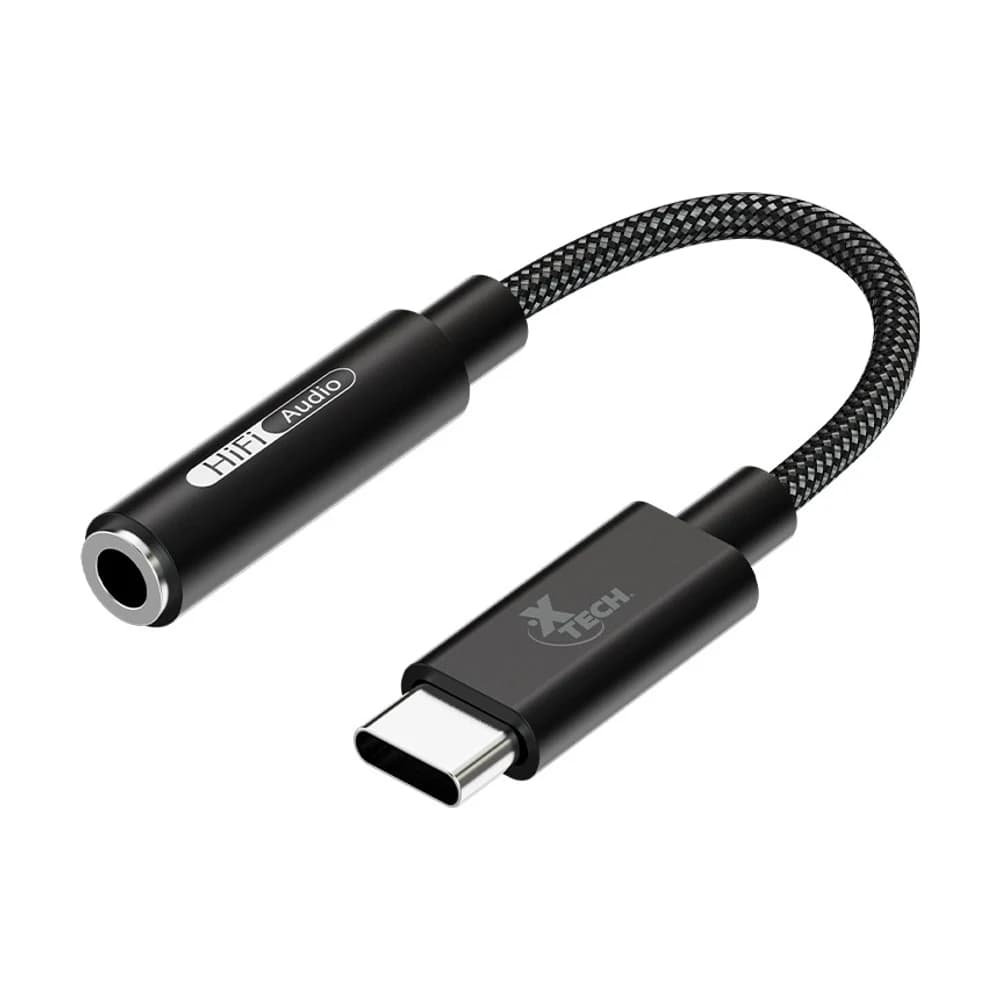 Adaptador XTech USB-C macho a 3.5mm para auricular XTC-509
