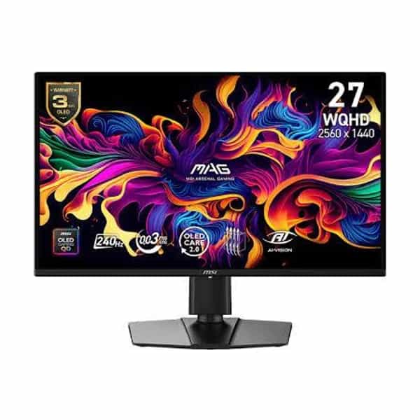 Monitor gamer MSI MAG 274QP QD-OLED 27 pulgadas QHD 240 Hz 0,03 ms