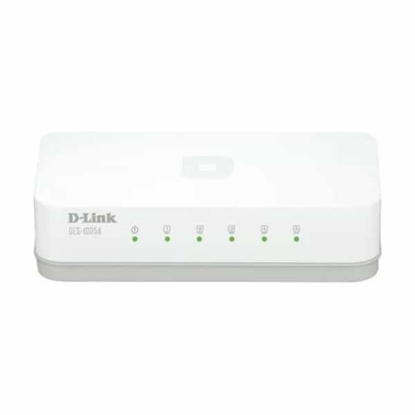 Switch D-Link DES-1005A 5 puertos 10/100 Mbps no administrado