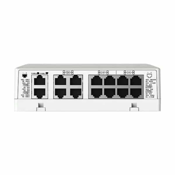 Switch distribuidor de audio/video para videoportero Hikvision 12 puertos DS-KAD312