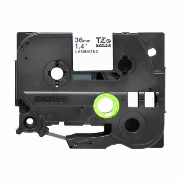 Cinta para rotuladora Brother TZS-961 36mm laminada adhesivo extra fuerte