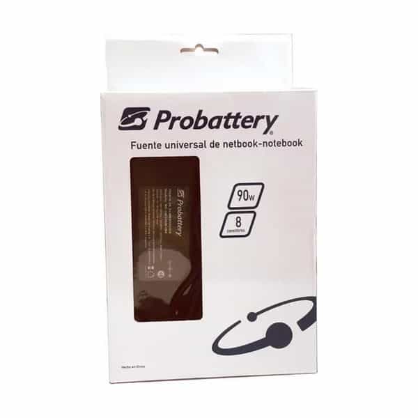 Cargador de Notebook Universal Probattery 90W Automatica (MC-UNIV90W-CPB)