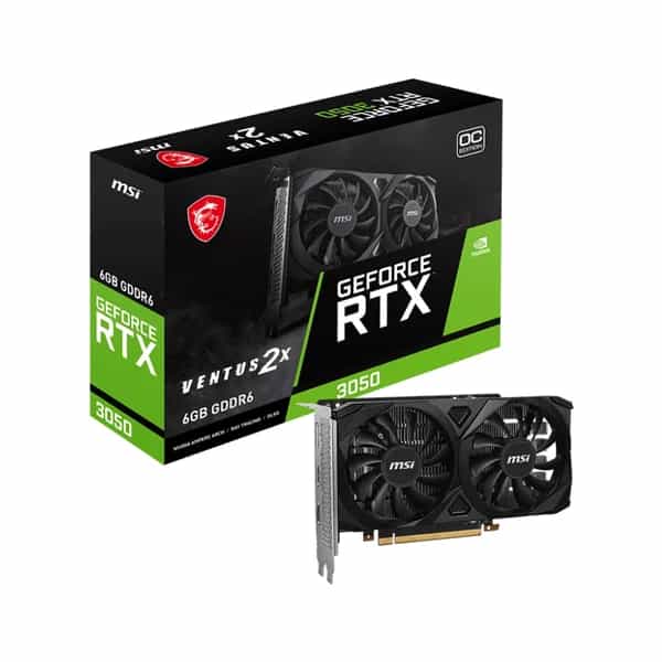 Placa de Video MSI NVIDIA RTX 3050 VENTUS 6G OC