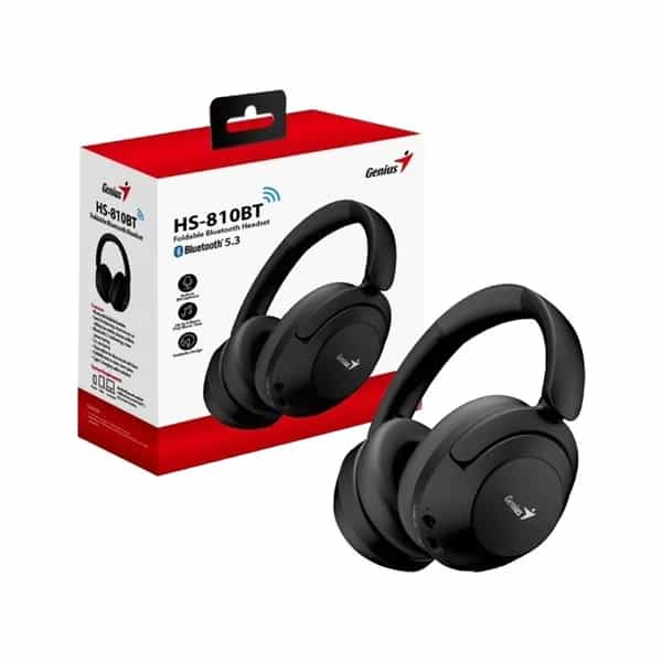 Auriculares Bluetooth 5.3 Genius HS-810BT Negro